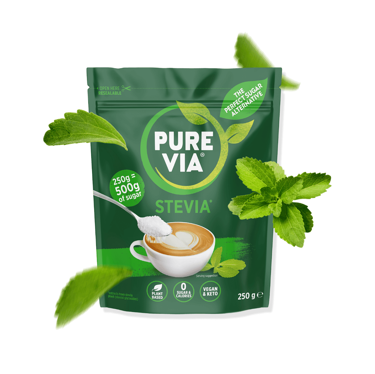 Pure Via Stevia 250g