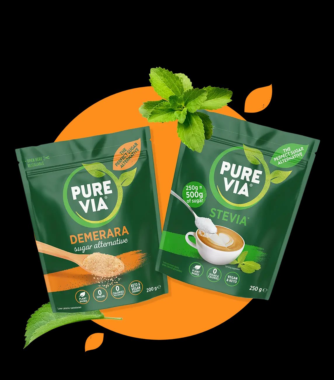 Pure Via 100% Xylitol Plant Based 225g